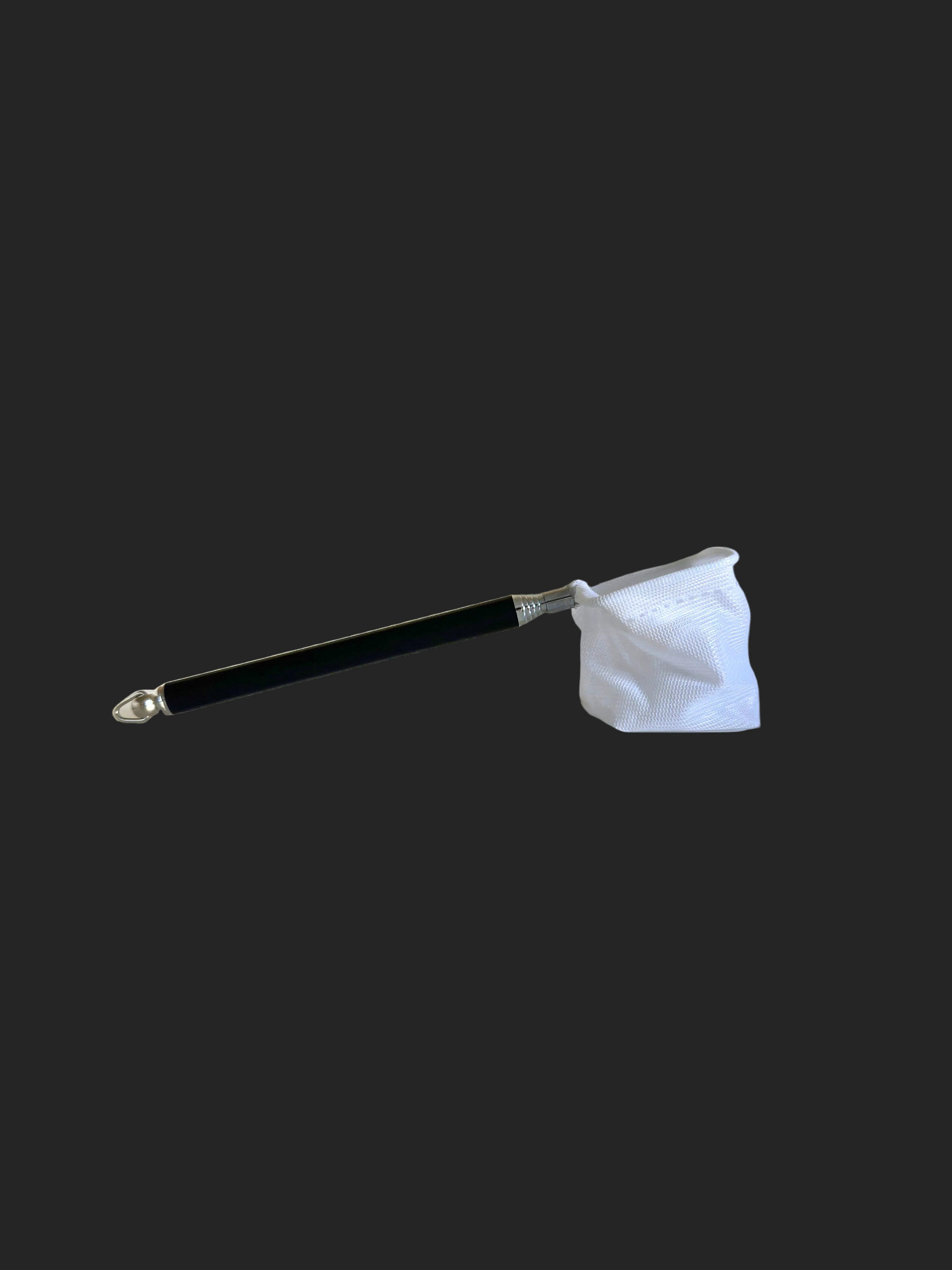 Adjustable aquarium net with extended telescopic handle