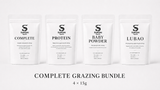 Suksai Aquatic Complete Grazing Bundle, 4 x 15g shrimp food set