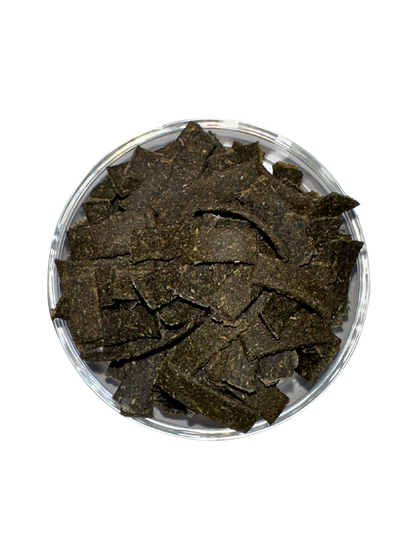 Suksai Aquatic Complete shrimp food pellets close-up