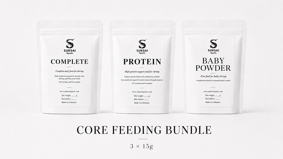 Suksai Aquatic Core Feeding Bundle with Complete, Protein and Baby Powder