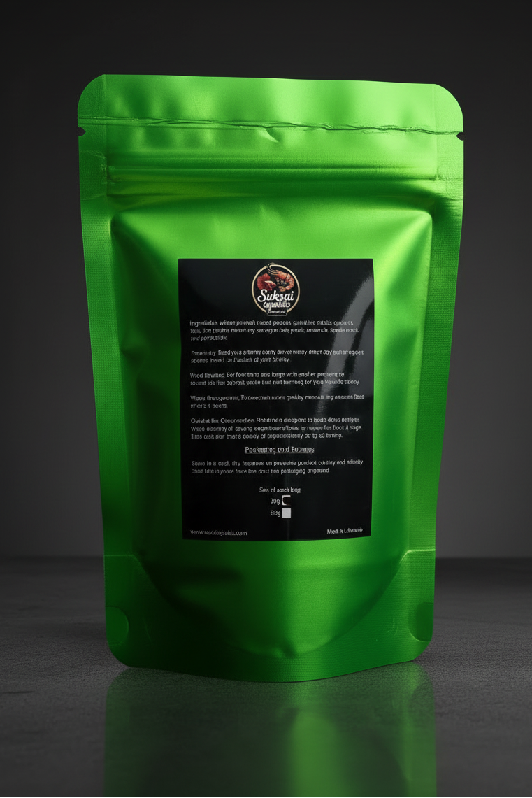 Suksai Aquatic Complete - Back Label with Matched Background