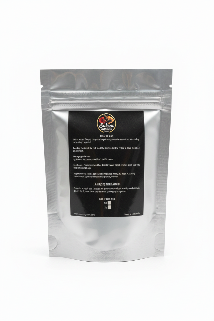 Suksai Aquatic pouch with crystal-clear text